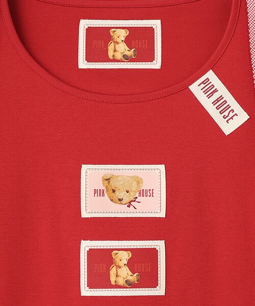 PINK HOUSE / ピンクハウス カットソー | クマ刺繍ストール付きカットソー | 詳細5