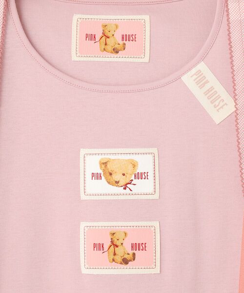 PINK HOUSE / ピンクハウス カットソー | クマ刺繍ストール付きカットソー | 詳細7