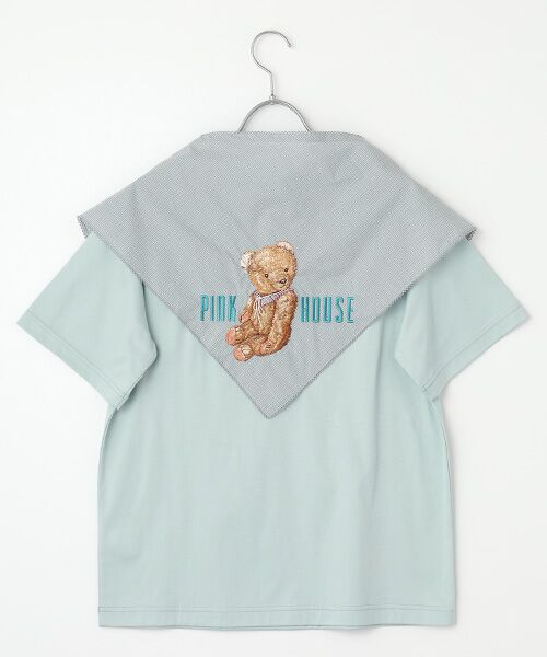 PINK HOUSE / ピンクハウス カットソー | クマ刺繍ストール付きカットソー | 詳細9