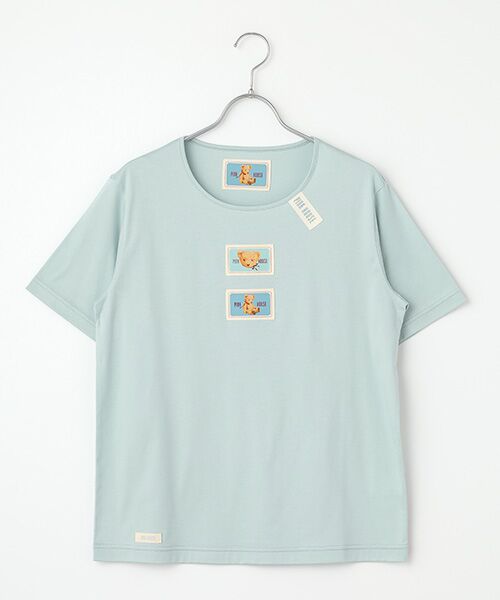 PINK HOUSE / ピンクハウス カットソー | クマ刺繍ストール付きカットソー | 詳細12