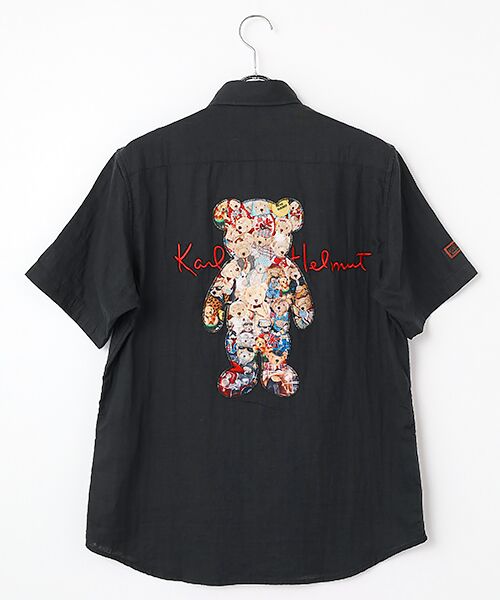 PINK HOUSE / ピンクハウス シャツ・ブラウス | Karlくんミーティングアップリケ付きシャツブラウス | 詳細1