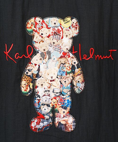 PINK HOUSE / ピンクハウス シャツ・ブラウス | Karlくんミーティングアップリケ付きシャツブラウス | 詳細5