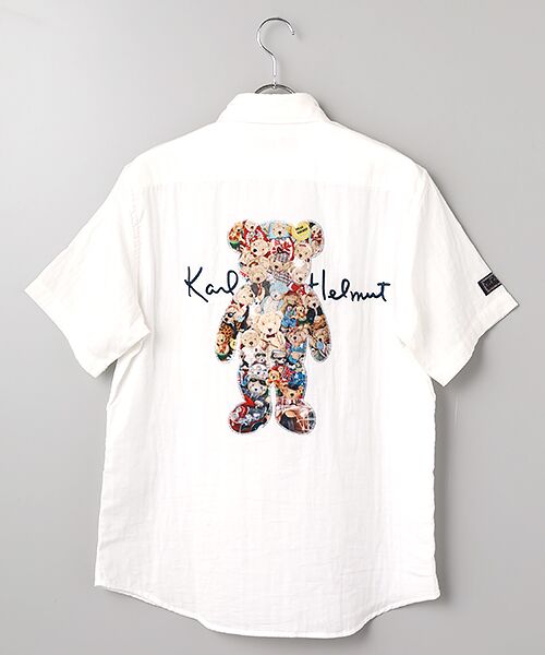 PINK HOUSE / ピンクハウス シャツ・ブラウス | Karlくんミーティングアップリケ付きシャツブラウス | 詳細7