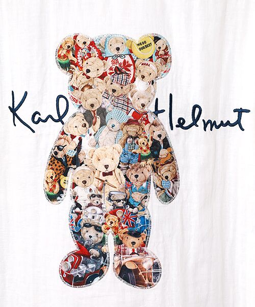 PINK HOUSE / ピンクハウス シャツ・ブラウス | Karlくんミーティングアップリケ付きシャツブラウス | 詳細9