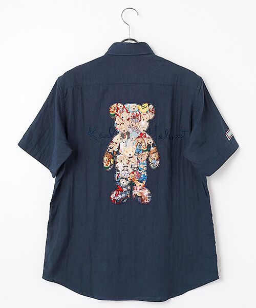 PINK HOUSE / ピンクハウス シャツ・ブラウス | Karlくんミーティングアップリケ付きシャツブラウス | 詳細10