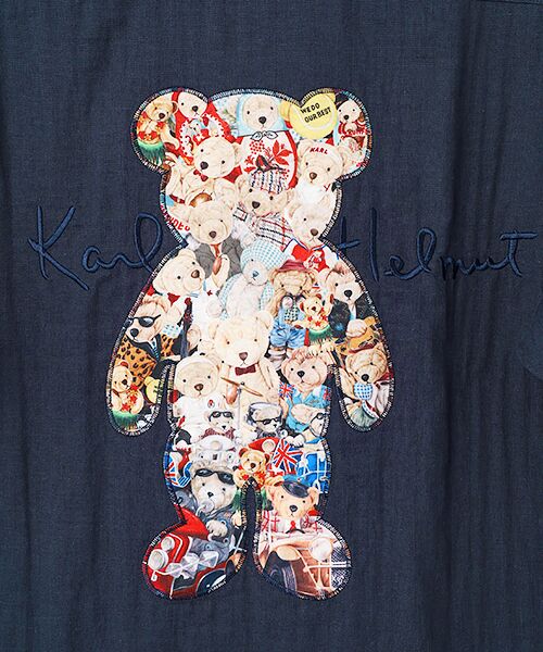 PINK HOUSE / ピンクハウス シャツ・ブラウス | Karlくんミーティングアップリケ付きシャツブラウス | 詳細12