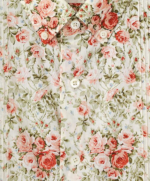 PINK HOUSE / ピンクハウス シャツ・ブラウス | 小バラプリントシャツブラウス | 詳細5