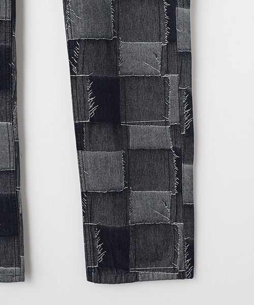 PINK HOUSE / ピンクハウス デニムパンツ | パッチワークジャガードパンツ | 詳細4