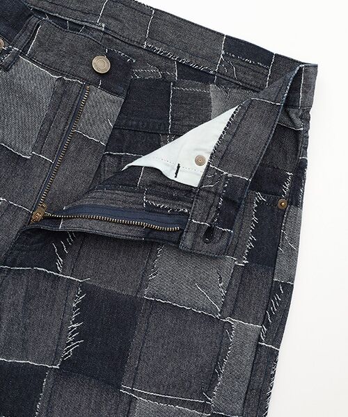 PINK HOUSE / ピンクハウス デニムパンツ | パッチワークジャガードパンツ | 詳細5