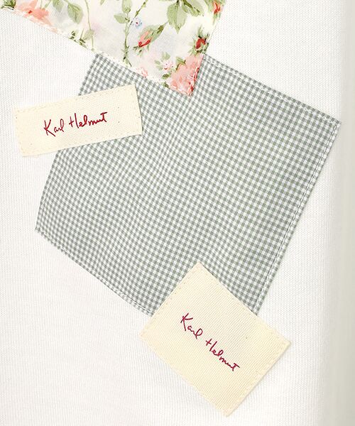 PINK HOUSE / ピンクハウス Tシャツ | 小バラプリントパッチワークＴシャツ | 詳細6