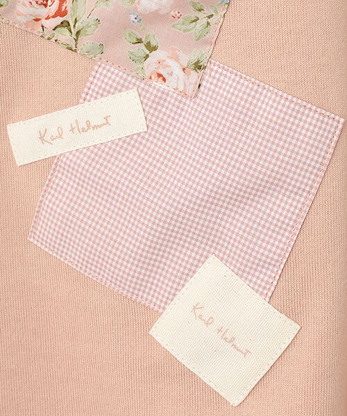 PINK HOUSE / ピンクハウス Tシャツ | 小バラプリントパッチワークＴシャツ | 詳細8