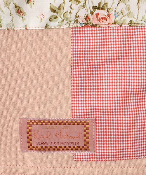 最終値下げ【美品】希少ピンクハウスflower picnicバスケットベアシャツ 小バラプリントパッチワークTシャツ （Tシャツ）｜PINK HOUSE