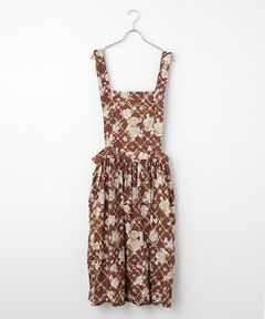 PINK HOUSE / ピンクハウス ロング・マキシ丈ワンピース | パフュームプリントサロペットスカート