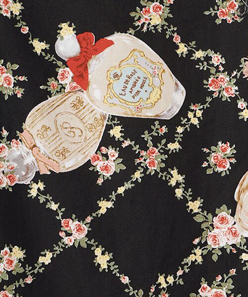 PINK HOUSE / ピンクハウス ロング・マキシ丈ワンピース | ●パフュームプリントサロペットスカート | 詳細1