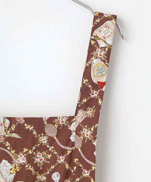 PINK HOUSE / ピンクハウス ロング・マキシ丈ワンピース | ●パフュームプリントサロペットスカート | 詳細5