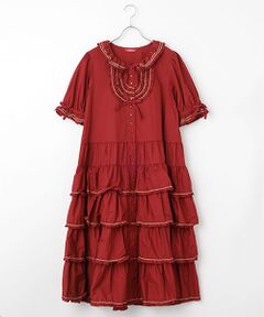 新品未使用 ナイルパーチ✩ピンク、うさぎ、ギンガムチェックワンピース Bobon21（ボボンニジュウイチ）の「ギンガムチェックフェイク