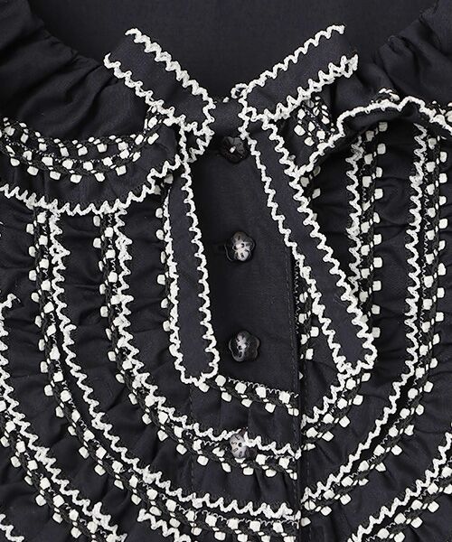 PINK HOUSE / ピンクハウス ロング・マキシ丈ワンピース | 配色使いティアードワンピース | 詳細1