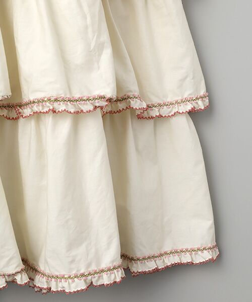 PINK HOUSE / ピンクハウス ロング・マキシ丈ワンピース | 配色使いティアードワンピース | 詳細5