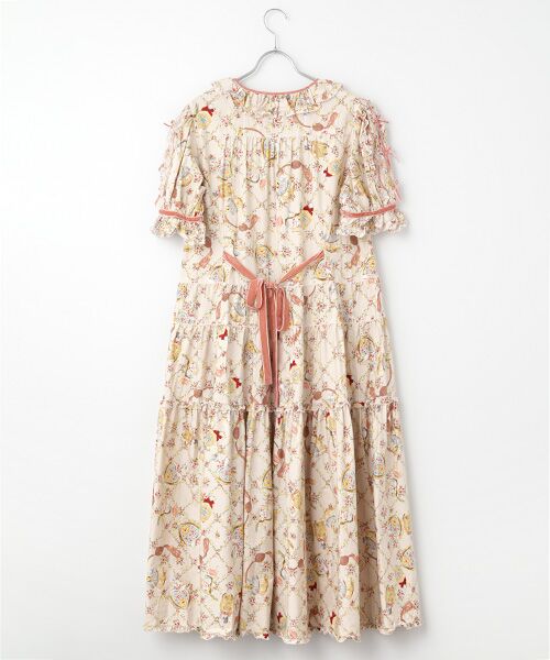 PINK HOUSE / ピンクハウス ロング・マキシ丈ワンピース | パフュームプリントワンピース | 詳細2