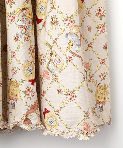 PINK HOUSE / ピンクハウス ロング・マキシ丈ワンピース | パフュームプリントワンピース | 詳細5