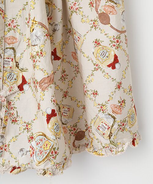 PINK HOUSE / ピンクハウス ロング・マキシ丈スカート | ●パフュームプリントミディスカート | 詳細4