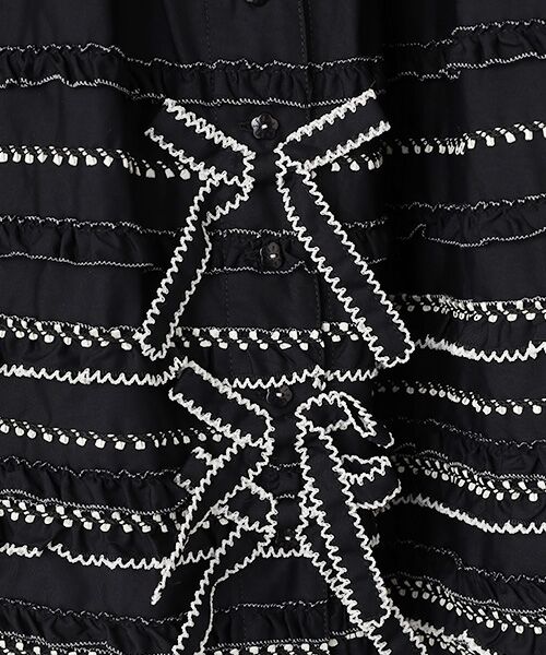 PINK HOUSE / ピンクハウス ロング・マキシ丈スカート | ●フローラルテープ使いスカート | 詳細1