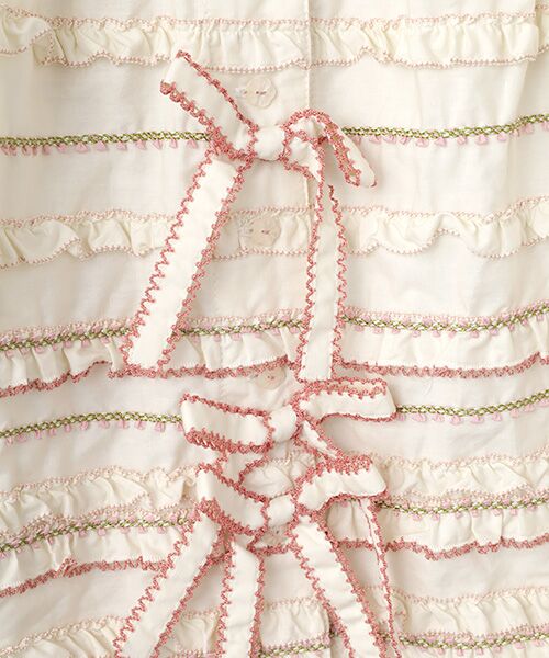 PINK HOUSE / ピンクハウス ロング・マキシ丈スカート | ●フローラルテープ使いスカート | 詳細6