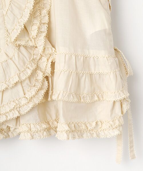 PINK HOUSE / ピンクハウス ベスト | ●フランス製レース使いローンベスト | 詳細5