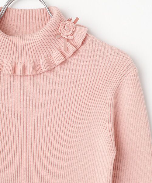 PINK HOUSE / ピンクハウス ニット・セーター | モチーフ付きタートルリブニット | 詳細3