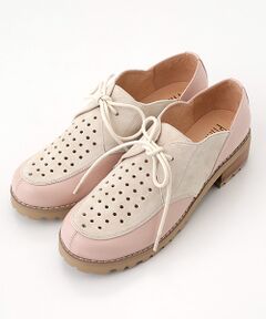PINK HOUSE ヌバックシューズ ピンクハウスロゴ刺繍ベルクロスニーカー｜ピンクハウス