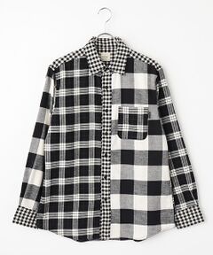 PINK HOUSE / ピンクハウス シャツ・ブラウス | ビエラチェックパッチワークブラウス