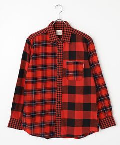 PINK HOUSE / ピンクハウス シャツ・ブラウス | ビエラチェックパッチワークブラウス