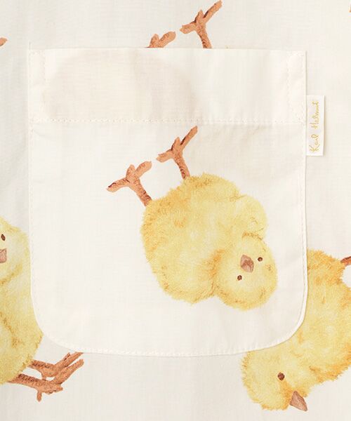 ひよこプリントシャツブラウス （シャツ・ブラウス）｜PINK