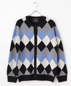 PINK HOUSE / ピンクハウス カーディガン・ボレロ | アーガイルニットカーディガン