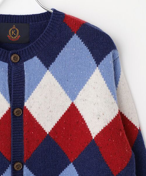 PINK HOUSE / ピンクハウス カーディガン・ボレロ | ●アーガイルニットカーディガン | 詳細4