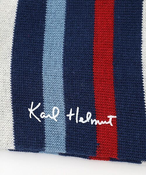 PINK HOUSE / ピンクハウス ソックス | ●ロゴ入りボーダーソックス | 詳細4