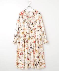 最終価格❗ピンクハウス❤️いちご柄ミディ丈ワンピース超美品 PINK HOUSE（ピンクハウス）の「【PINK HOUSE×misako aoki