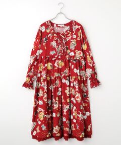 ♡激レア♡ 唐辛子柄　PINK HOUSE ワンピース　ピンクハウス ♡激レア♡ 唐辛子柄 PINK HOUSE リボン ワンピース ピンクハウス