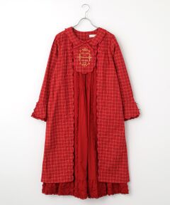 オリジナルコードチェックワンピース （ロング・マキシ丈