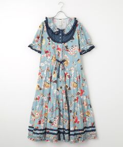 ピンクハウス ♡新品未使用♡ バラ柄コットンワンピース PINK HOUSE / ピンクハウス ワンピース(条件:ブルー系、在庫