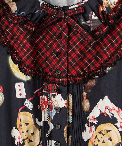 PINK HOUSE / ピンクハウス ロング・マキシ丈ワンピース | ●ハロウィーンワンダーランドプリントワンピース | 詳細1