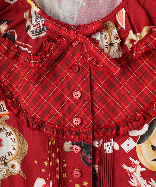 PINK HOUSE / ピンクハウス ロング・マキシ丈ワンピース | ●ハロウィーンワンダーランドプリントワンピース | 詳細2