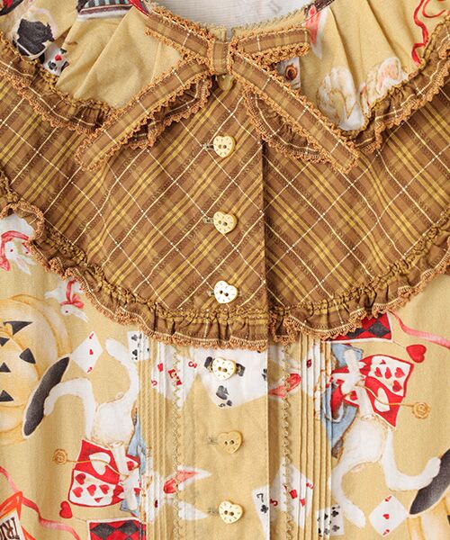 PINK HOUSE / ピンクハウス ロング・マキシ丈ワンピース | ●ハロウィーンワンダーランドプリントワンピース | 詳細3