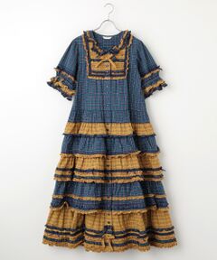 PINK HOUSE / ピンクハウス ロング・マキシ丈ワンピース | オリジナルコードチェックワンピース