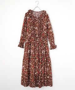 PINK HOUSE / ピンクハウス ロング・マキシ丈ワンピース | バラとリボンプリントワンピース