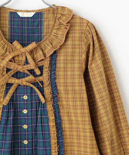 PINK HOUSE / ピンクハウス シャツ・ブラウス | ●オリジナルコードチェックブラウス | 詳細5