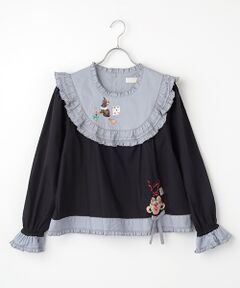 ピンクハウス ねこ ブラウス クリスマス ハロウィーンワンダーランド