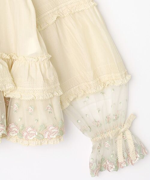 PINK HOUSE / ピンクハウス シャツ・ブラウス | ●ローズレース使いブラウス | 詳細3