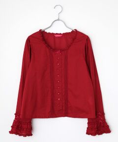 PINK HOUSE / ピンクハウス シャツ・ブラウス | ●ローンノーカラーブラウス