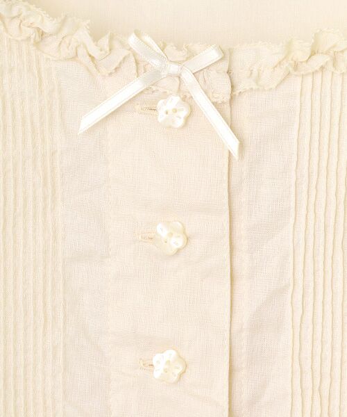 PINK HOUSE / ピンクハウス シャツ・ブラウス | ●ローンノーカラーブラウス | 詳細2